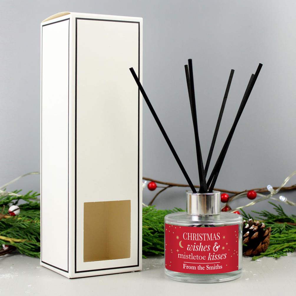 Personalised Christmas Wishes Reed Diffuser Extra Image 1